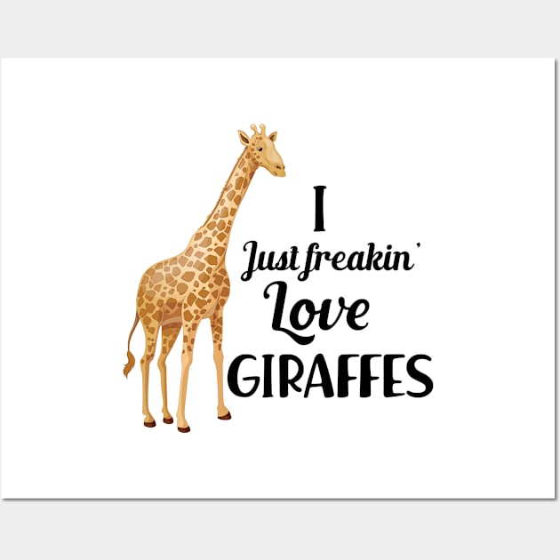 Giraffe - Keep calm and save giraffes Wall Art by KC Happy Shop